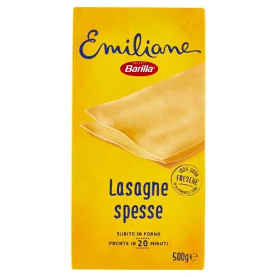 Barilla Emiliane Толстая яичная лазанья, 500 г