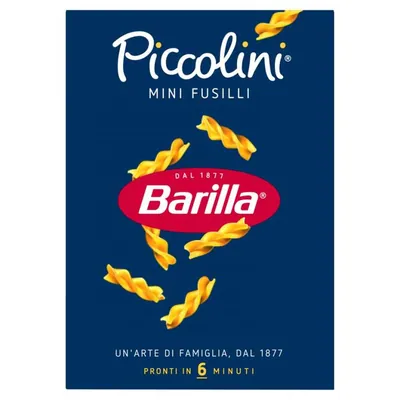 Barilla Piccolini Fusilli, 500 г