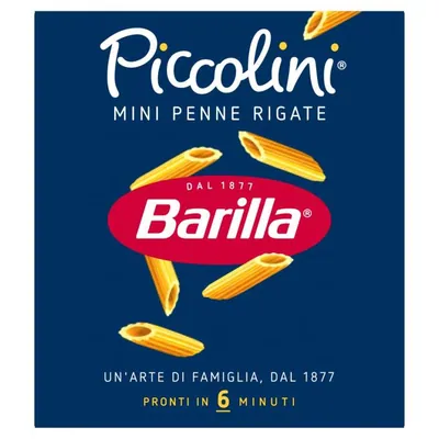 Barilla Piccolini Penne Rigate, 500 г