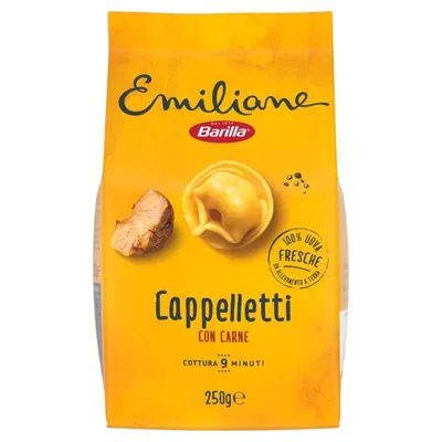 Barilla Emiliane Яичные каппеллетти с мясом, 250 г