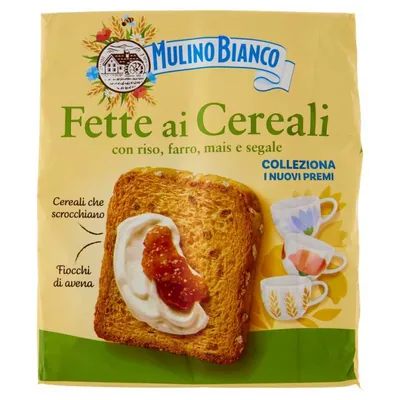 Mulino Bianco хрустящие хлебцы с злаками, 40 шт., 315 г