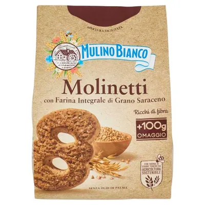 Mulino Bianco Molinetti печенье с цельнозерновой мукой, 700 г