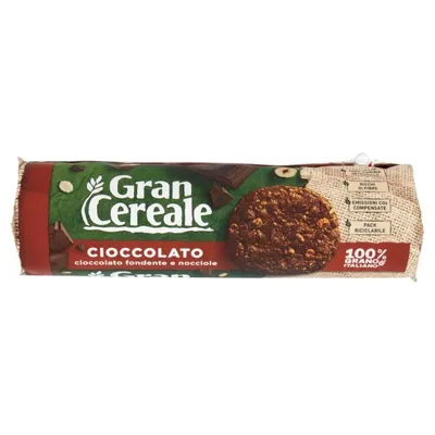 Gran Cereale dark chocolate and hazelnut biscuits, 230 g