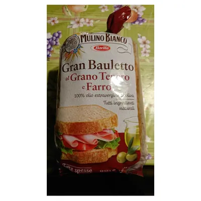 Mulino Bianco Granbauletto soft bread with wheat flour and spelt, 500 g