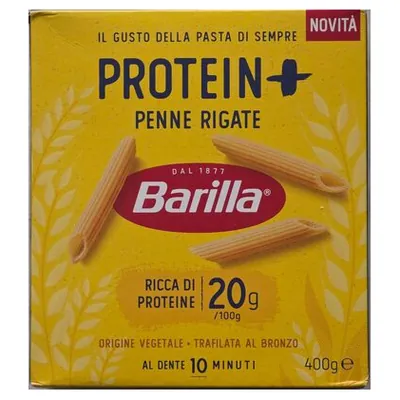Barilla Protein+ penne rigate pasta, 400 g