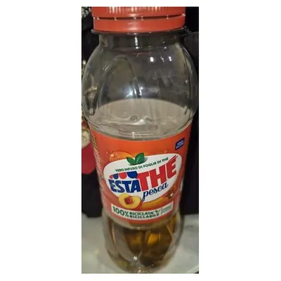 Estathé peach iced tea in bottle, 0.4 l