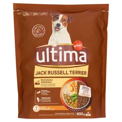 Ultima Сухой корм для джек-рассел-терьеров с курицей, 800 г