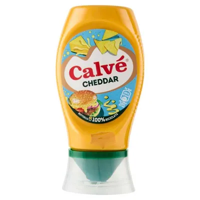 Calvé Cheddar cheese sauce Top Down, 240 ml