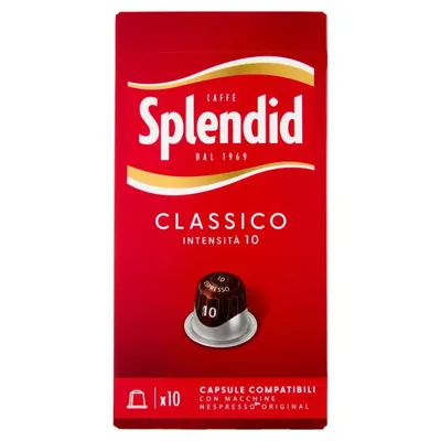 Splendid Кофе в капсулах Caffe' Espresso Classico, 10 шт., совместимых с Nespresso