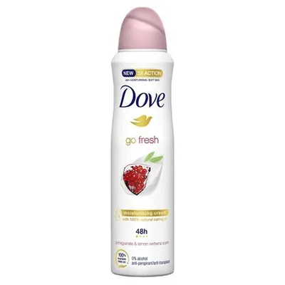 Dove Fresh Pomegranate & Lemon Verbena spray deodorant, 150 ml