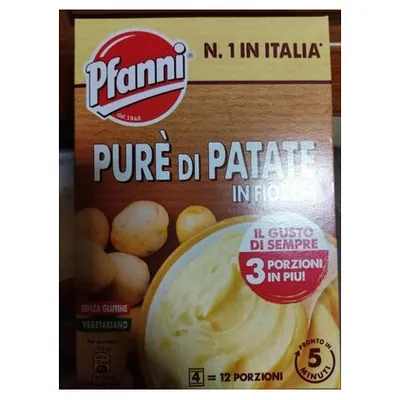 Pfanni potato purée flakes, 4x75 g