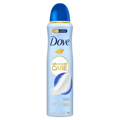 Dove Advanced Talco spray deodorant, 150 ml
