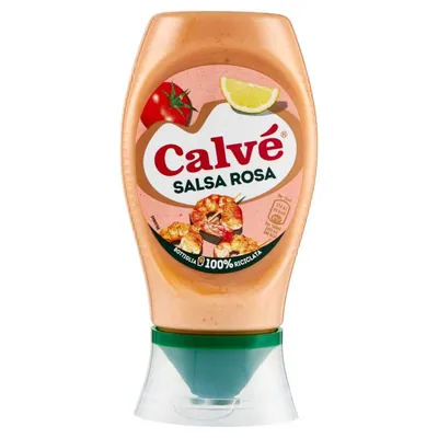 Calvé pink sauce Top Down, 250 ml
