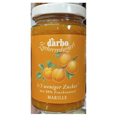 Darbo джем 80% абрикоса, 250 г