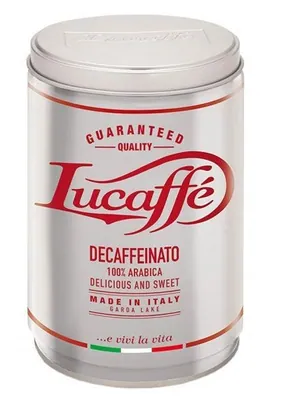 Lucaffé DECAFFEINATO, 250 г, в зёрнах