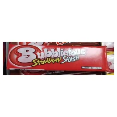 Bubblicious жевательная резинка Strawberry, 37 г