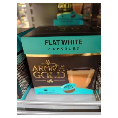 Aroma Gold Flat white coffee capsules, 187.2 g