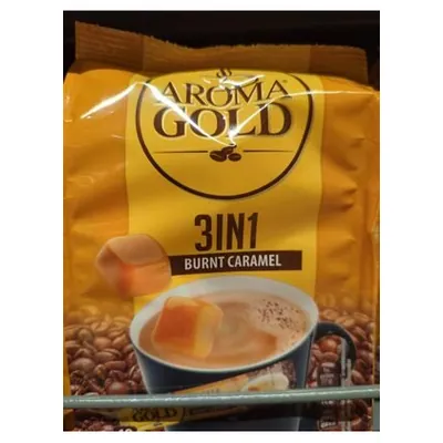 Aroma Gold 3-in-1 coffee drink Bourbon Caramel, 10 pcs