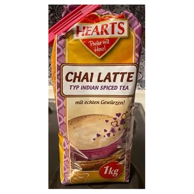Hearts chai latte cappuccino Chai Latte, 1 kg