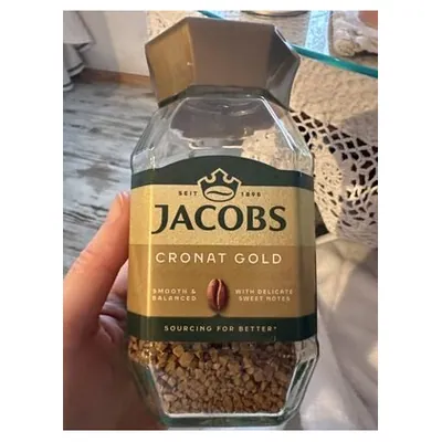 Jacobs Cronat Gold instant coffee, glass jar, 100 g