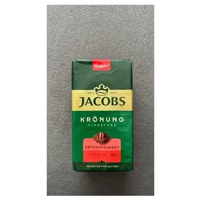 Jacobs Krönung Entkoffeiniert decaffeinated ground coffee, 500 g