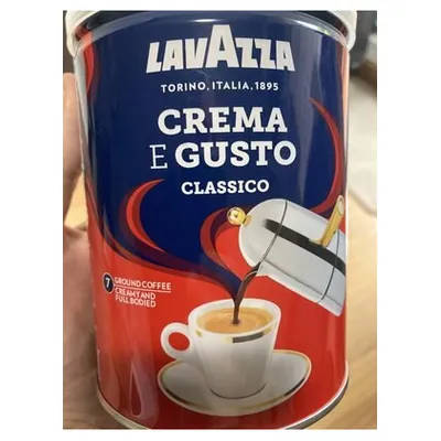 Lavazza Crema e Gusto Classico ground coffee in tin, 250 g