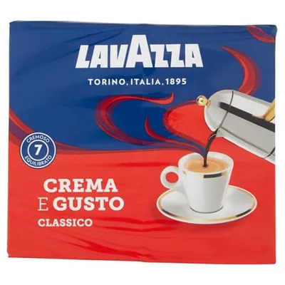 Lavazza Crema e Gusto Classico ground coffee, 2-pack 2x250 g