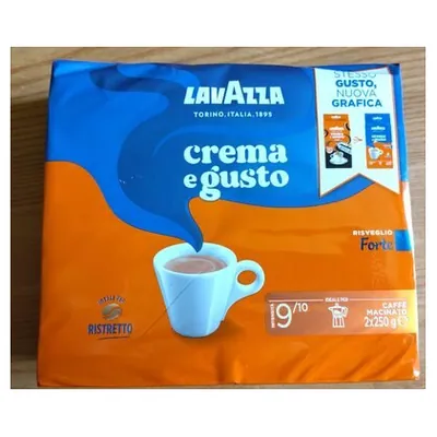 Lavazza Crema e Gusto Forte ground coffee, 2-pack 2x250 g