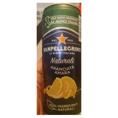 San Pellegrino газированный напиток Aranciata Amara, 330 мл