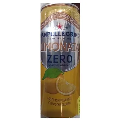 San Pellegrino газированный напиток Limonata Zero, 330 мл