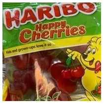 Haribo Happy Cherries gummy candy, 100 g