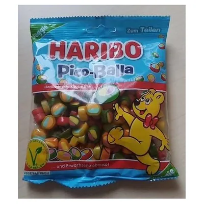 Haribo vegetarian gummy candy Pico-Balla, 160 g