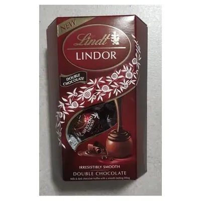 Lindt Lindor double chocolate pralines Cornet, 200 g