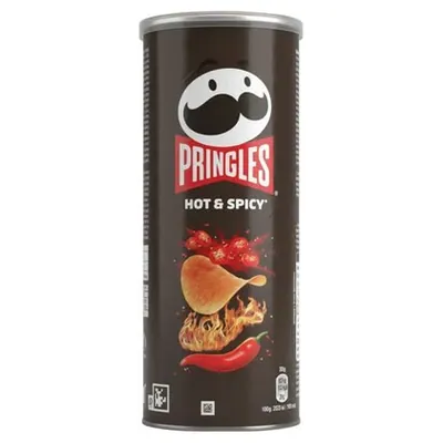 Pringles Hot & Spicy crisps, 125 g