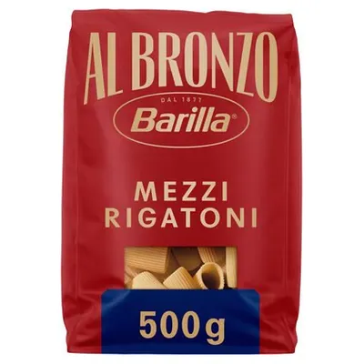 Barilla Albronzo Mezzi Rigatoni N.322 pasta, 500 g