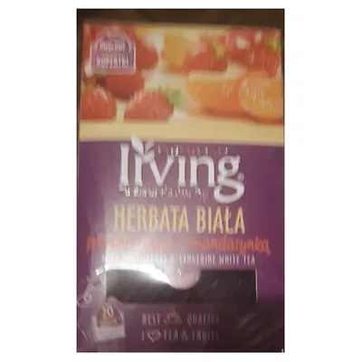 Irving белый чай земляника и мандарин, 20 пак.