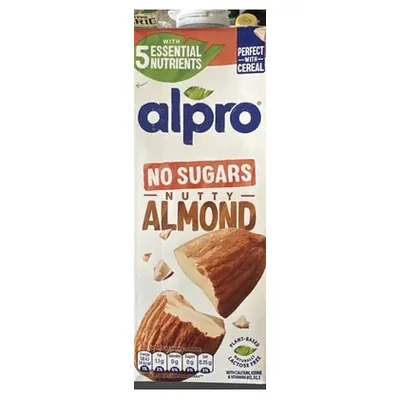 Alpro unsweetened almond drink, 1 l