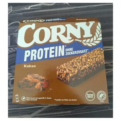 Corny протеиновый мюсли-батончик с какао, новинка