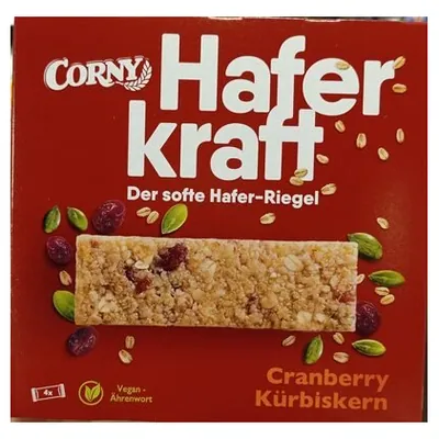 Corny Haferkraft Cranberry cereal bar