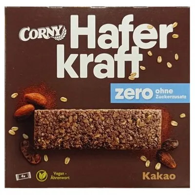 Corny Haferkraft Zero Kakao cereal bar