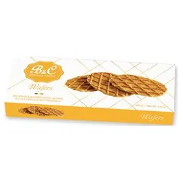 B&C Finest Waffle Crisps wafers, 100 g