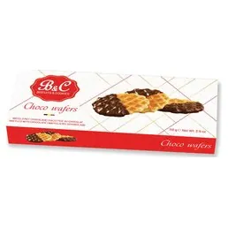 B&C Choco Wafers chocolate wafers, 110 g