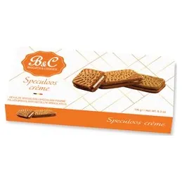 B&C Speculoos Creme Vanilla filled speculoos, 175 g