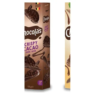 Chocola's Dark fine dark chocolate curls, 125 g