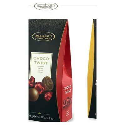 Choco Twist cocoa chocolates, 120 g