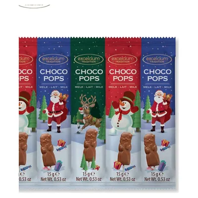 Choco Pops X-Mas milk chocolate, 120 g