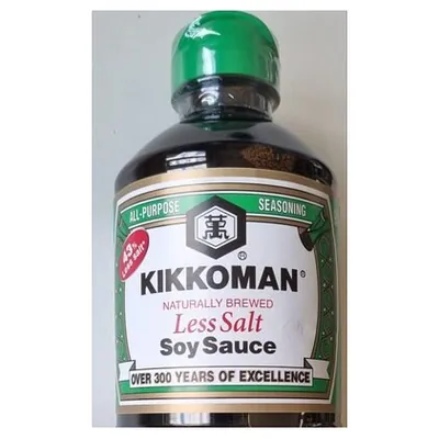 Kikkoman соевый соус с пониженным содержанием соли, 975 мл