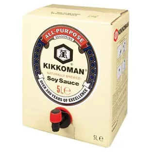 Kikkoman соевый соус в пакете, 5 л