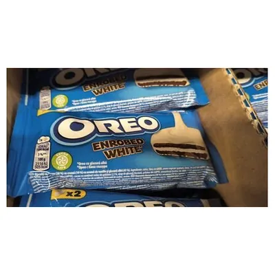 Oreo печенье в глазури White, 41 г