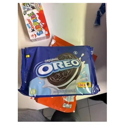 Oreo печенье с ванильным кремом, 396 г